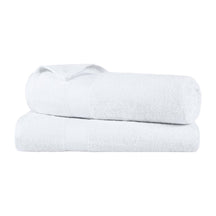 Egyptian Cotton Dobby Border Medium Weight 2 Piece Bath Sheet Set