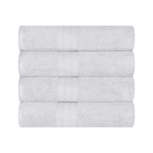 Atlas Cotton Plush Absorbent Heavyweight 4 Piece Bath Towel Set