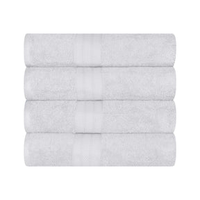 Atlas Cotton Plush Absorbent Heavyweight 4 Piece Bath Towel Set