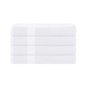 Cotton Highly Absorbent Eco-Friendly Quick Dry 4 Piece Bath Towel Set