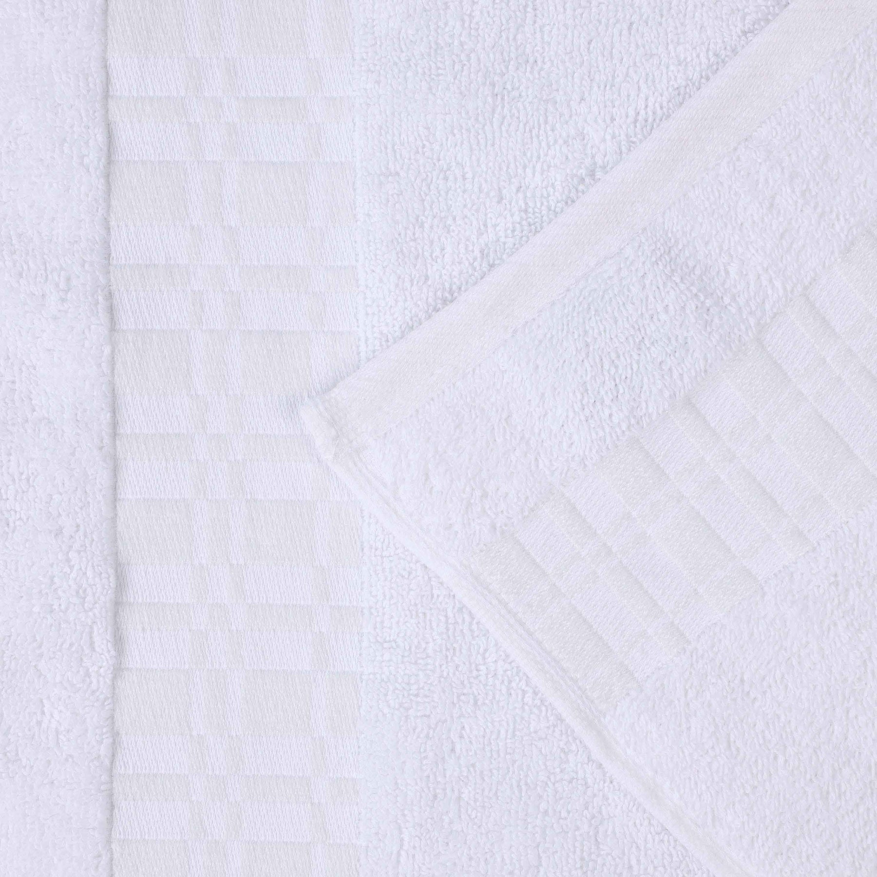 Larissa Cotton Geometric Border 6 Piece Assorted Towel Set