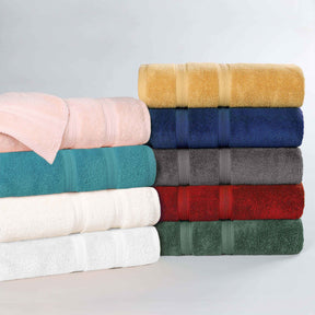 Smart Dry Zero Twist Cotton Medium Weight 8 Piece Assorted Towel Set