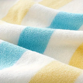 Ultra Soft 6pcs Cotton Towel Set - Striped Bath Essentials