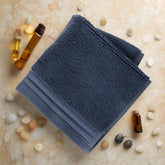 Egyptian Cotton Face Towel - Blue Horizon