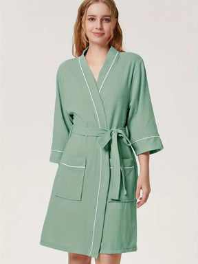 SIORO Waffle Knit Kimono Robes for Women - Soft & Lightweight