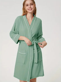 SIORO Waffle Knit Kimono Robes for Women - Soft & Lightweight