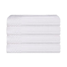 Soho Ribbed Cotton Super Absorbent 4 Piece Hand Towel Set