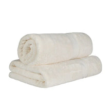 Egyptian Cotton Pile Absorbent 2 Piece Plush Solid Bath Sheet Set