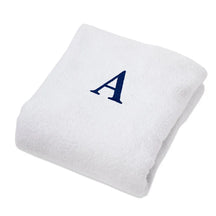 Monogrammed Combed Cotton Lounge Chair Cover