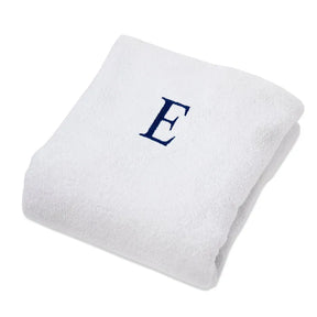 Monogrammed Combed Cotton Lounge Chair Cover