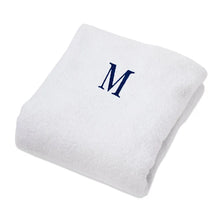 Monogrammed Combed Cotton Lounge Chair Cover