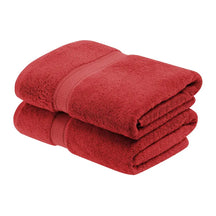 Egyptian Cotton Pile Heavyweight 2 Piece Bath Towel Set