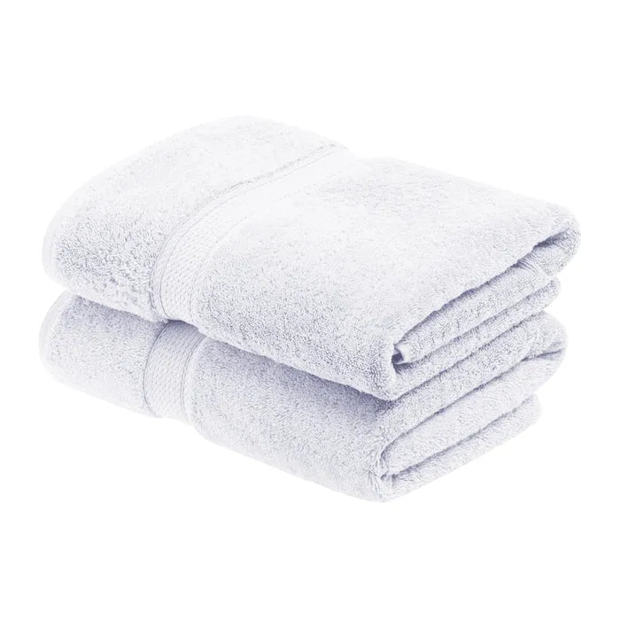 Egyptian Cotton Pile Heavyweight 2 Piece Bath Towel Set