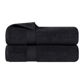 Zero Twist Smart Dry Combed Cotton 2 Piece Bath Towel Set