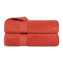 Zero Twist Smart Dry Combed Cotton 2 Piece Bath Towel Set