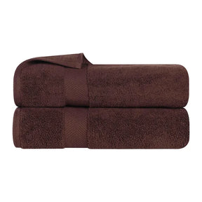 Zero Twist Smart Dry Combed Cotton 2 Piece Bath Towel Set