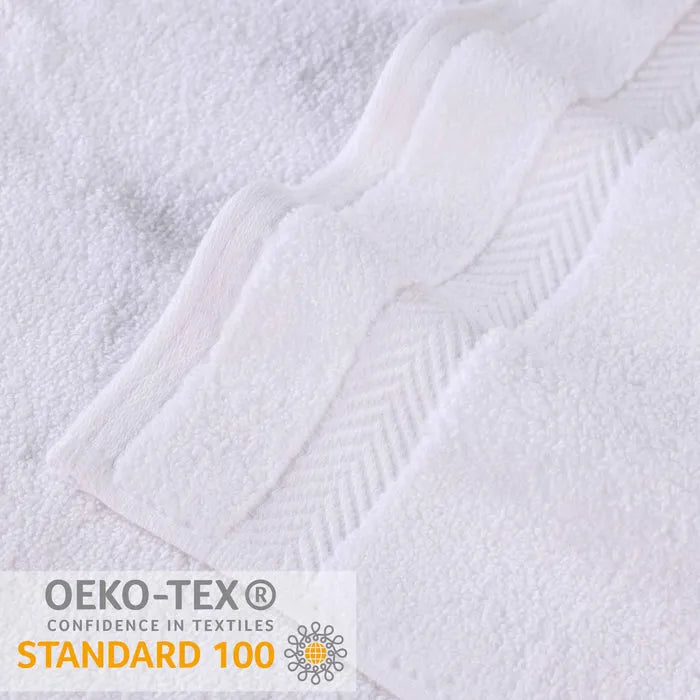 Zero Twist Smart Dry Combed Cotton 2 Piece Bath Towel Set