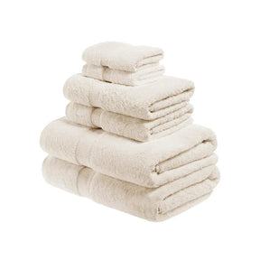 Egyptian Cotton Pile Heavyweight 6 Piece Towel Set