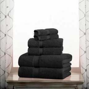 Egyptian Cotton Pile Heavyweight 6 Piece Towel Set