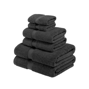 Egyptian Cotton Pile Heavyweight 6 Piece Towel Set