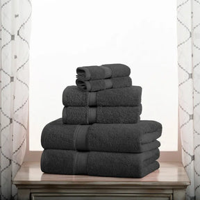 Egyptian Cotton Pile Heavyweight 6 Piece Towel Set