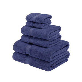 Egyptian Cotton Pile Heavyweight 6 Piece Towel Set