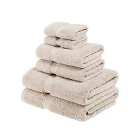 Egyptian Cotton Pile Heavyweight 6 Piece Towel Set