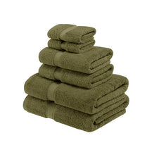 Egyptian Cotton Pile Heavyweight 6 Piece Towel Set