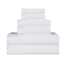 Soho Cotton Ribbed Textured Ultra Absorbent 6 Piece Towel Set