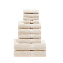 Egyptian Cotton Pile Heavyweight Highly Absorbent 10 Piece Towel Set