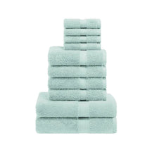 Egyptian Cotton Pile Heavyweight Highly Absorbent 10 Piece Towel Set