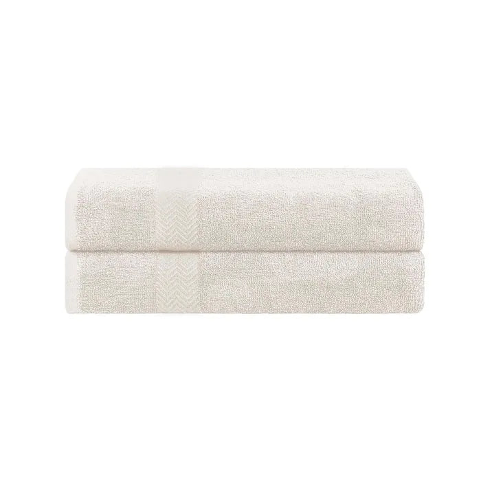 Cotton Eco-Friendly Bathroom Essentials 2 Piece Bath Sheet Set