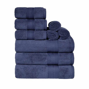 Turkish Cotton Assorted 9 Piece Towel Set