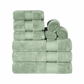 Turkish Cotton Assorted 9 Piece Towel Set