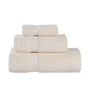 Zero-Twist Smart-Dry Combed Cotton 3 Piece Towel Set