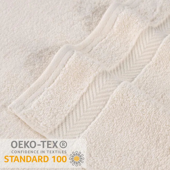 Zero-Twist Smart-Dry Combed Cotton 3 Piece Towel Set