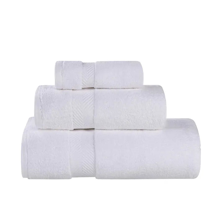 Zero-Twist Smart-Dry Combed Cotton 3 Piece Towel Set