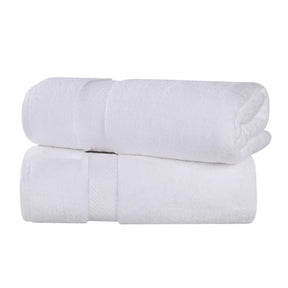 Zero-Twist Smart-Dry Combed Cotton 2 Piece Bath Sheet Set