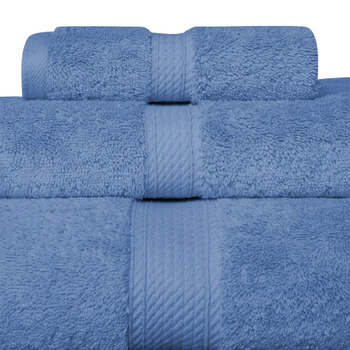 Egyptian Cotton Pile Heavyweight 3 Piece Towel Set