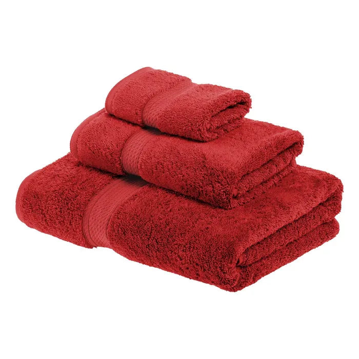 Egyptian Cotton Pile Heavyweight 3 Piece Towel Set