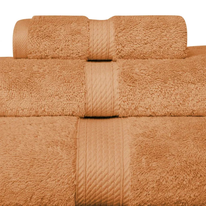 Egyptian Cotton Pile Heavyweight 3 Piece Towel Set