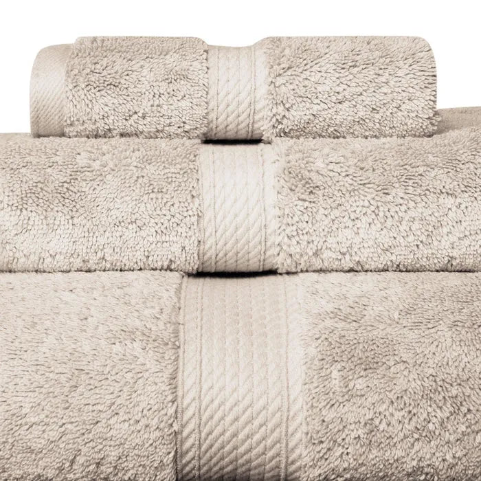 Egyptian Cotton Pile Heavyweight 3 Piece Towel Set