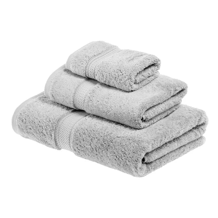 Egyptian Cotton Pile Heavyweight 3 Piece Towel Set