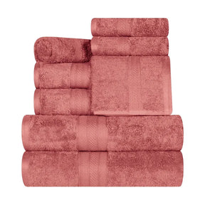 Atlas Cotton Plush Absorbent Heavyweight 8 Piece Towel Set