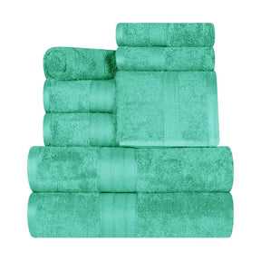 Atlas Cotton Plush Absorbent Heavyweight 8 Piece Towel Set