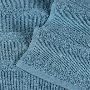 Roma Cotton Ribbed Textured Soft Absorbent 6 Piece Assorted Towel Set