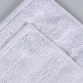 Roma Cotton Ribbed Textured Soft Absorbent 6 Piece Assorted Towel Set