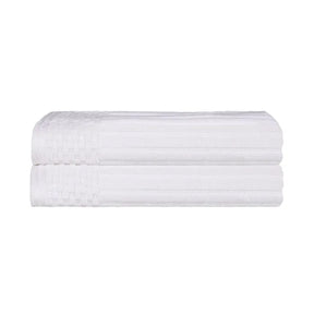 Soho Cotton Ribbed Textured Ultra-Absorbent 2 Piece Bath Towel Set