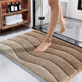 Extra Thick Microfiber Bath Mats - Non-Slip, Soft & Quick Dry