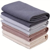 100% Cotton Waffle Weave Kitchen Towels - Set of 4, 17x25